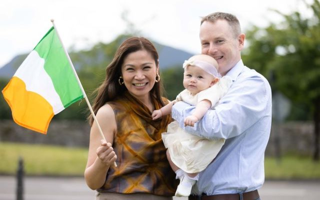Scenes from the Irish citizen ceremony in Killarney, Co Kerry.