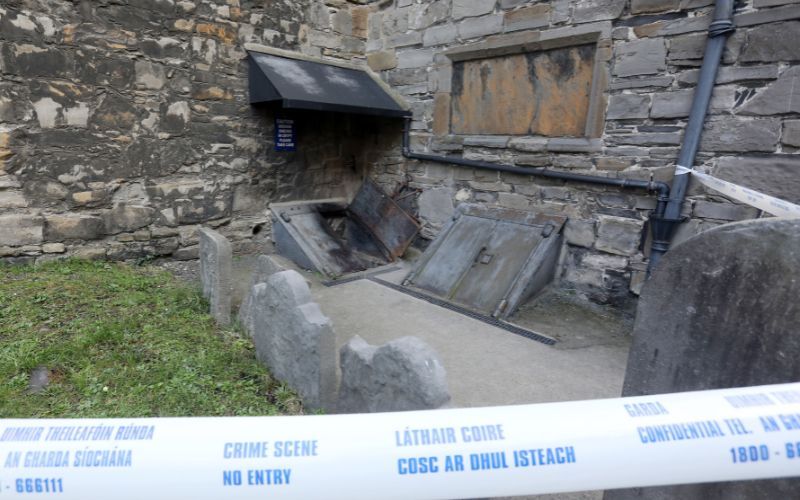 Dublin church's mummies destroyed after fire lit in crypt