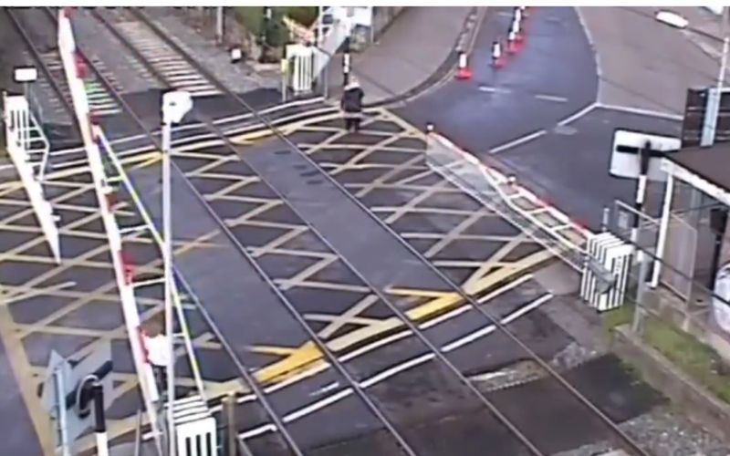 WATCH: Irish Rail highlights danger of passing through level crossings