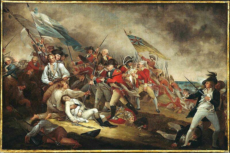 The Irish at the Battle of Bunker Hill: "Don't shoot until you see the white's of their eyes!"
