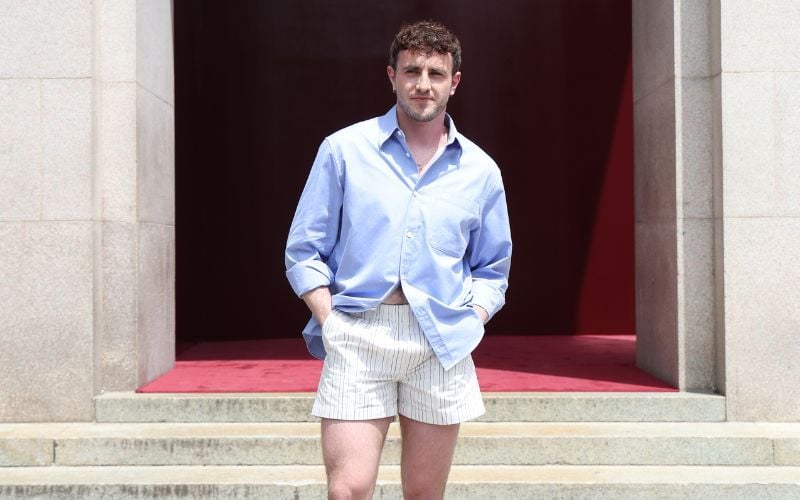 Paul Mescal, unexpected Irish fashion icon, advocates for men wearing “shorter shorts”