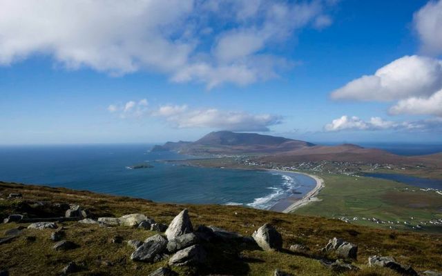 Keel Beach on Achill Island in Co Mayo.
