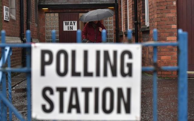 December 12, 2019: Voters in the north Belfast constituency during the 2019 General Election.