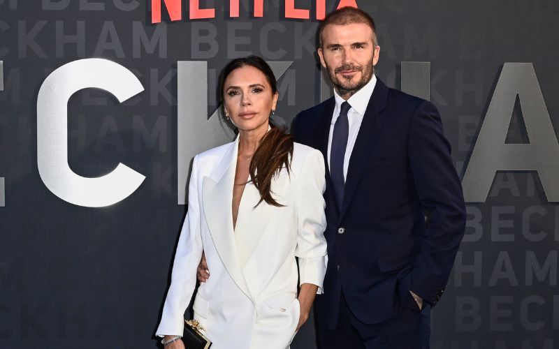 David and Victoria Beckham re-wear iconic purple outfits from Irish wedding