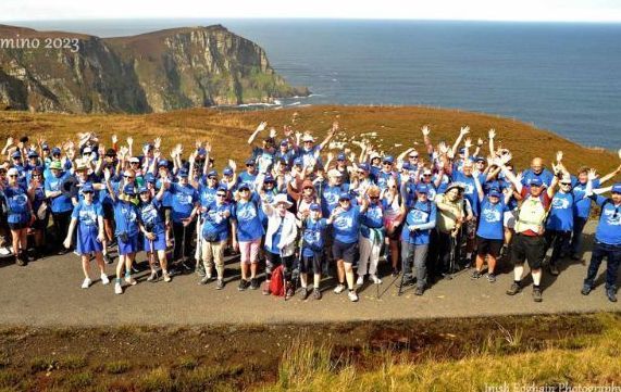 The Donegal Camino squad during the 2023 week of walking for a cause.