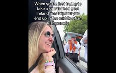 WATCH: US tourist goes viral with "Irish" Orange Order parade saga
