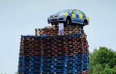 Northern Ireland bonfires make headlines with stunts ahead of the 12th of July