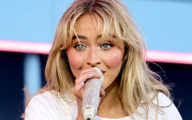 April 12, 2024: Sabrina Carpenter performs at the Coachella Stage during the 2024 Coachella Valley Music and Arts Festival at Empire Polo Club in Indio, California.