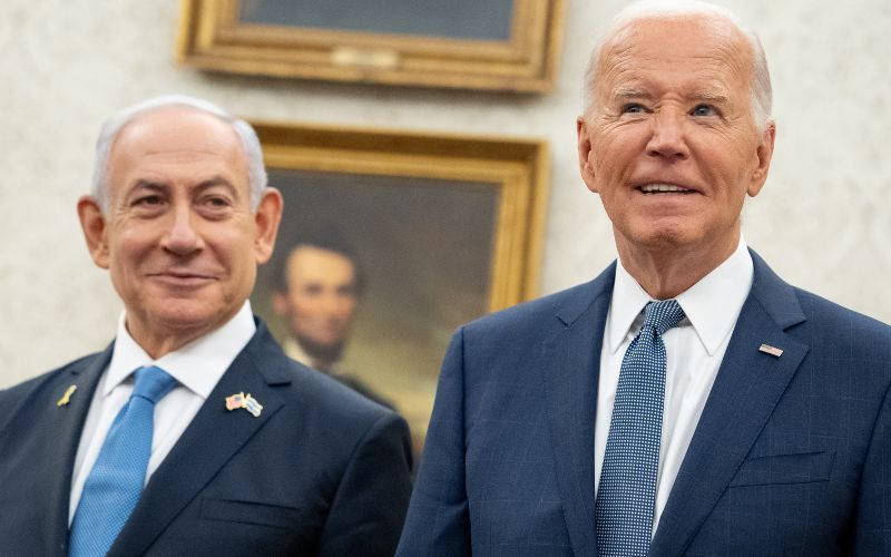 WATCH: Israeli Prime Minister thanks "proud Irish American Zionist" Joe Biden