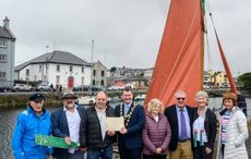 Galway City gifted world's largest Galway Hooker - crafted by an expat in Chicago