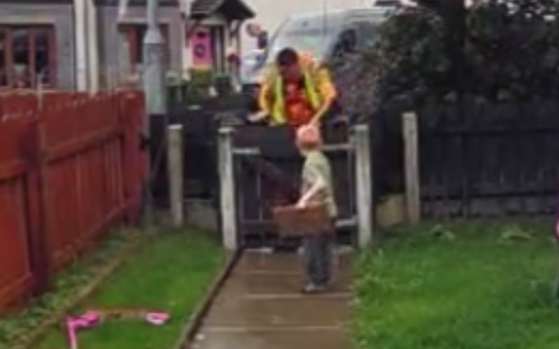 WATCH: Quick-thinking Co Down boy, 6, gets Amazon delivery driver to save Mum