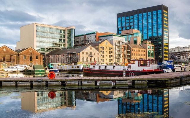 Tech central: Grand Canal Dock, in Dublin.