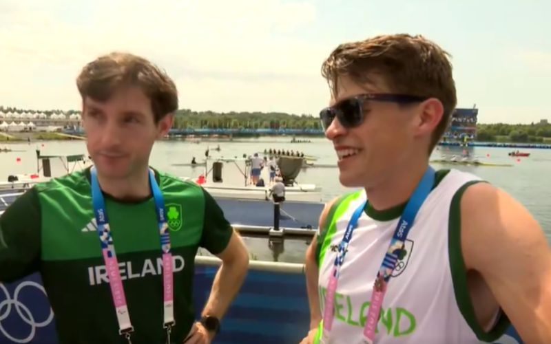 WATCH: Irish rower Paul O’Donovan gives hilarious deadpan interview at the Olympics 