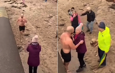 Watch: Irish lad "swims" from Australia to Kerry for emotional family reunion