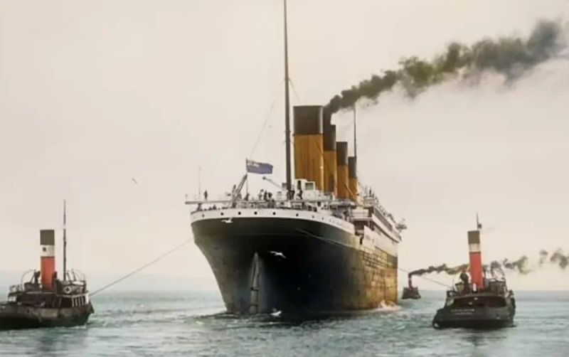 Documentary reveals incredible colorized footage of the Titanic