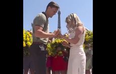 WATCH: Former Irish dancer proposed to by Gold medal-winning Olympian on live TV