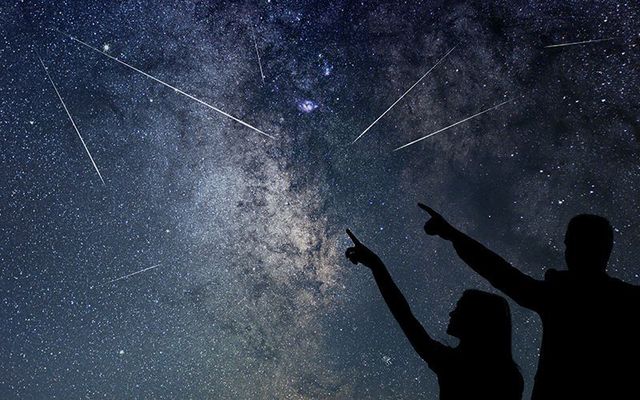 The Perseid meteor shower.
