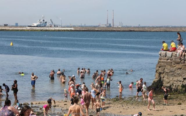 A heat wave in Dublin in 2021.