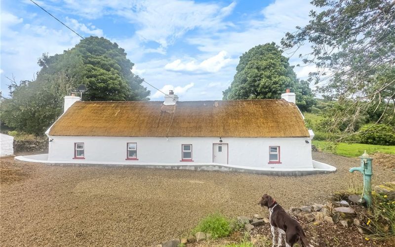 Charming Irish thatched cottage on the market in Donegal