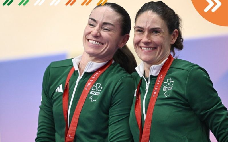 "The race of our lives": Cyclist Katie-George Dunlevy wins silver medal at Paralympic Games