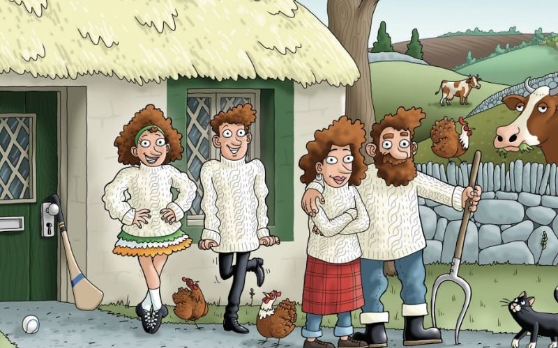 Publisher sorry after fury over ‘trash’ depiction of traditional Irish family