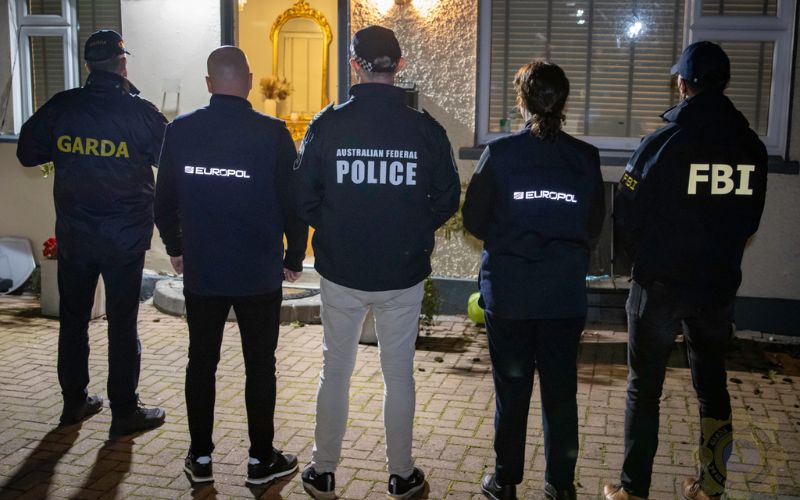 Irish police bust criminals' encrypted communication network in huge day of action
