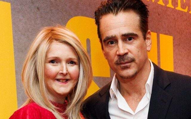 Emma Fogarty and Colin Farrell.