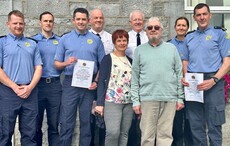 Gardaí in Co. Galway awarded commendations for water rescue