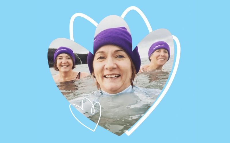 Irish domestic abuse charity takes the plunge for Nollaig na mBan