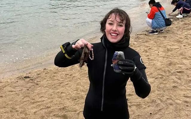 Flossie Donnelly, Founder of Flossie and The Beach Cleaners, organized 163 beach cleanups in 2024.