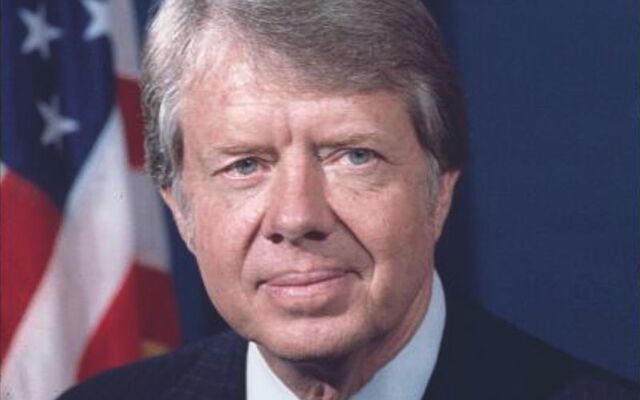 Jimmy Carter, 39th President of the United States.