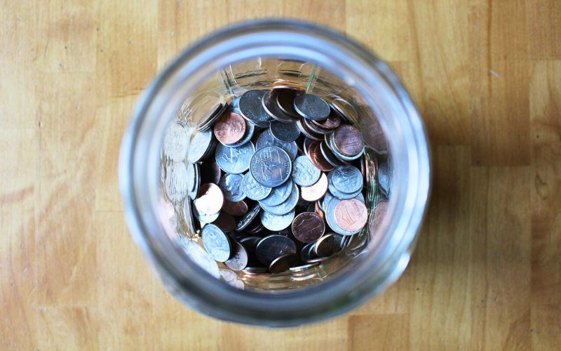 Dimes for the Skippy jar - Saving for a trip to Ireland