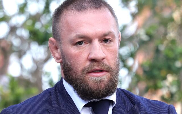 Conor McGregor at the High Court in Dublin in November 2024 during his civil trial.