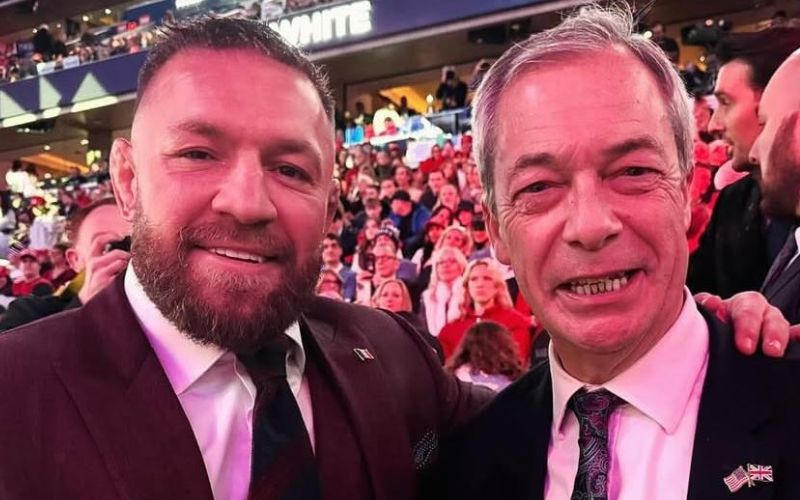 Conor McGregor confirms support for Donald Trump as he jets to US for inauguration