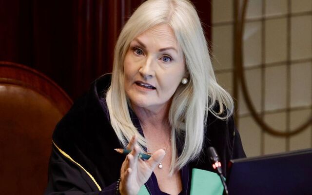 January 22, 2025: Ceann Comhairle Verona Murphy in the Dáil Éireann. 