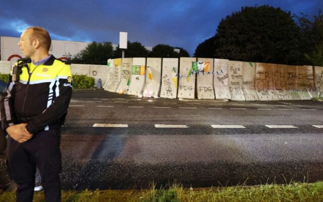 July 18, 2024: The site that was being renovated to accommodate international protection applicants (IPAs) in Coolock, north Dublin.