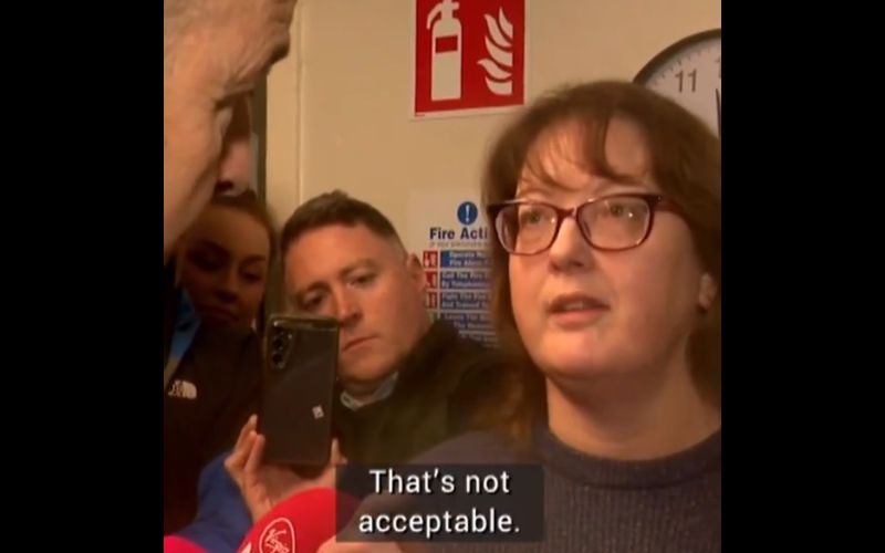WATCH: Roscommon woman takes Taoiseach to task after days of no power after Storm Éowyn