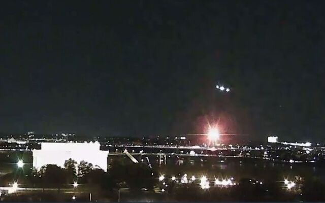 January 29, 2025: CCTV footage from the Kennedy Center in Washington, DC of the deadly plane crash.