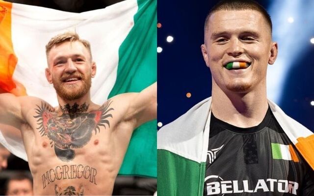 Conor McGregor (L) and Paul Hughes (R).