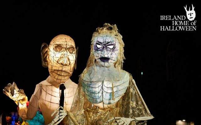 The Halloween Fire & Shadows Procession in Limerick.