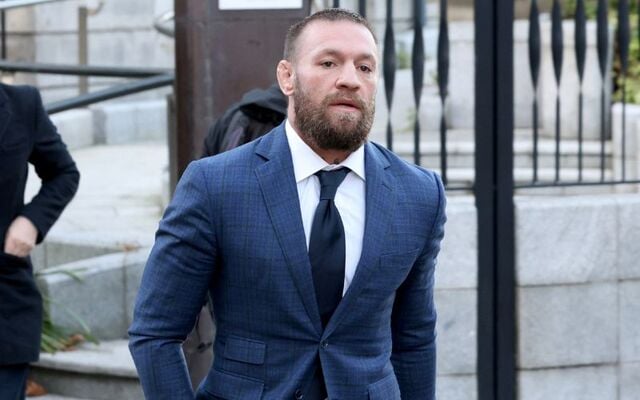 Conor McGregor outside the Dublin courts in November 2024.