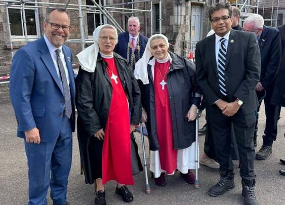 Georgia Southern University and Wexford County Council in Ireland broke ground on the redevelopment of the historic Adoration Convent in Wexford Town on Sept. 30, 2025.
