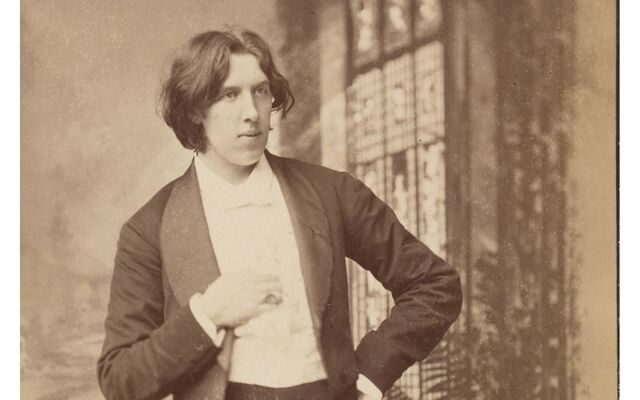 A young Oscar Wilde.