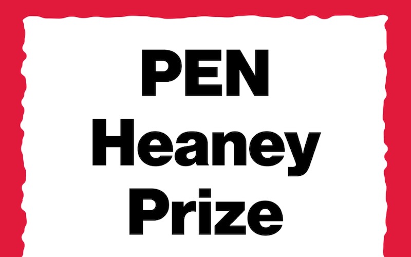 PEN Heaney Prize 2025 shortlist titles announced