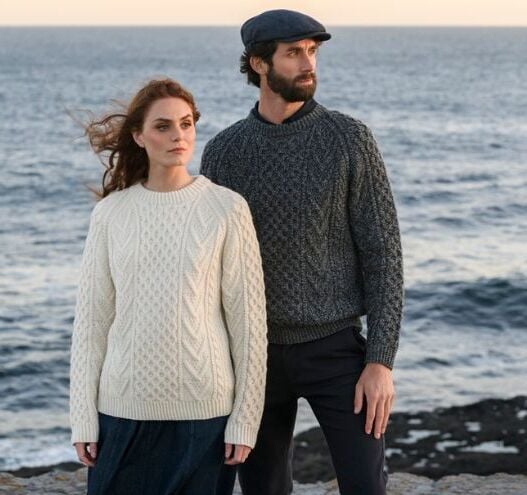 Isles of Aran sweaters bring island stories to your holiday wardrobe