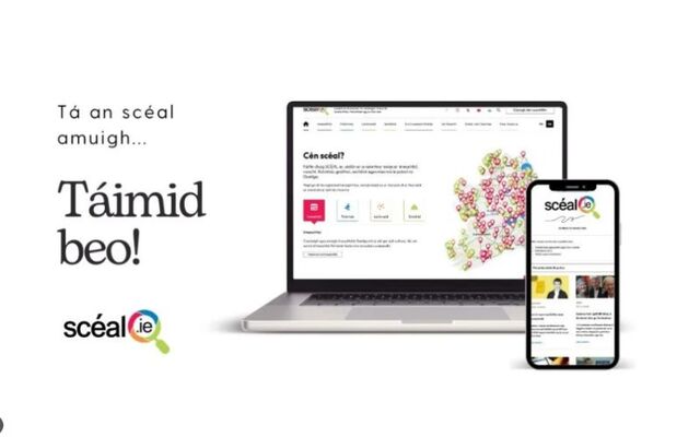 Sceal.ie will be launched on Oct 30.