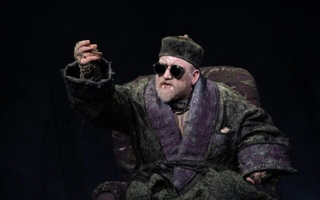 Rory Nolan in \"Endgame\" at the Irish Arts Center.