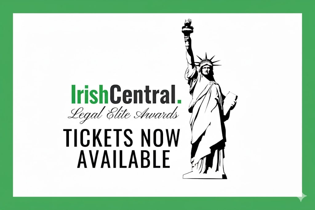Last chance to purchase tickets for the IrishCentral Legal Elite Awards 2025