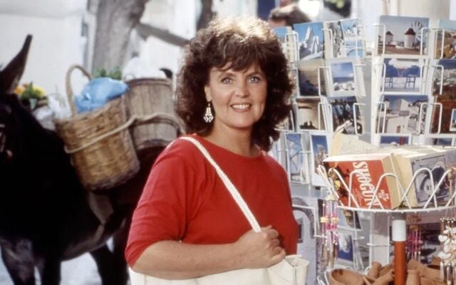 Pauline Collins as Shirley Valentine.