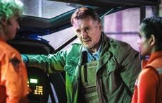 WATCH: Liam Neeson joins "Stranger Things" star for "the wildest night shift ever"